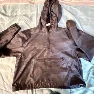 Kids Black Camouflage Jacket